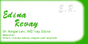 edina revay business card